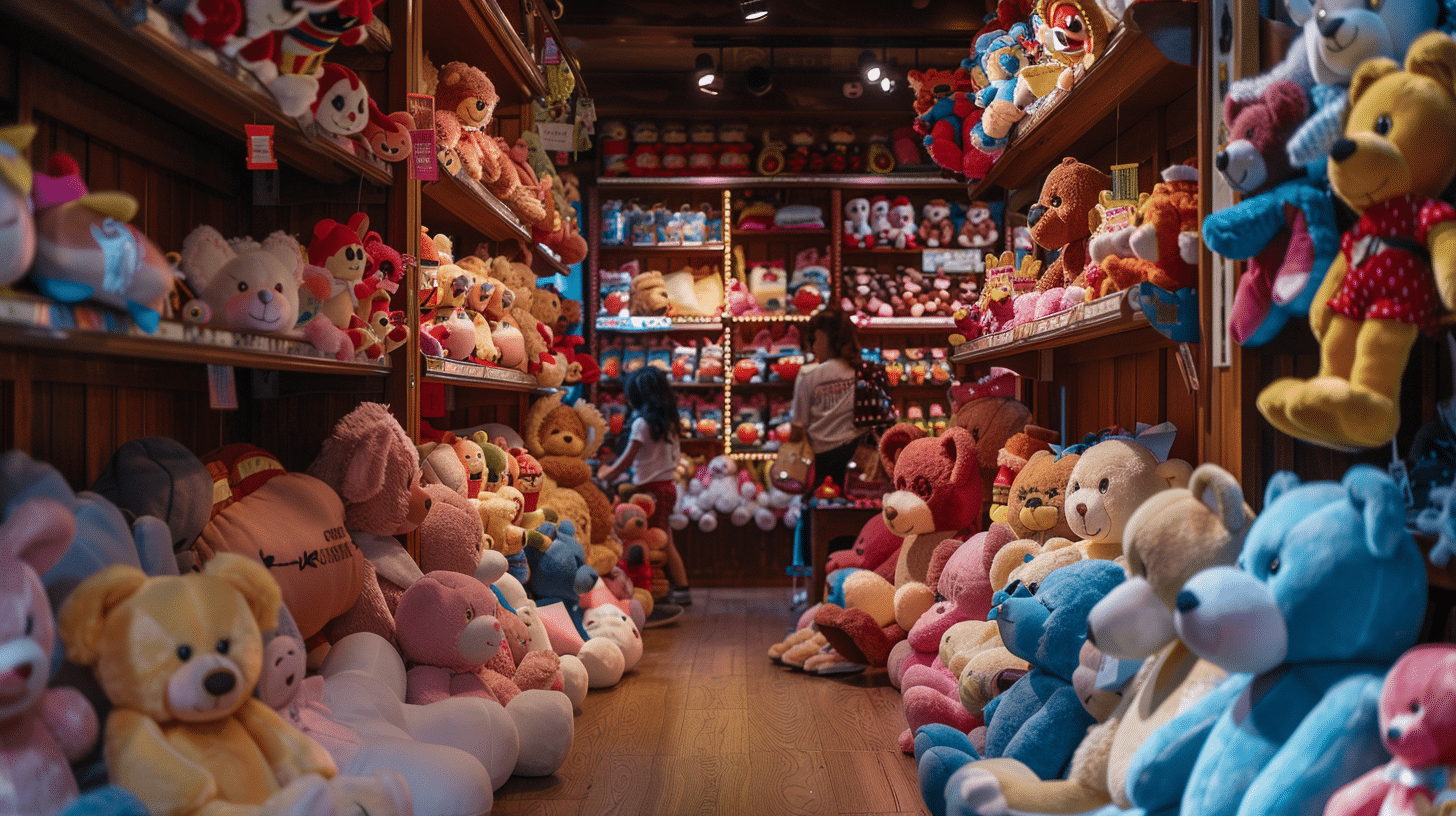 Boutiques de peluches : leur popularité, leur attractivité et les tendances du marché